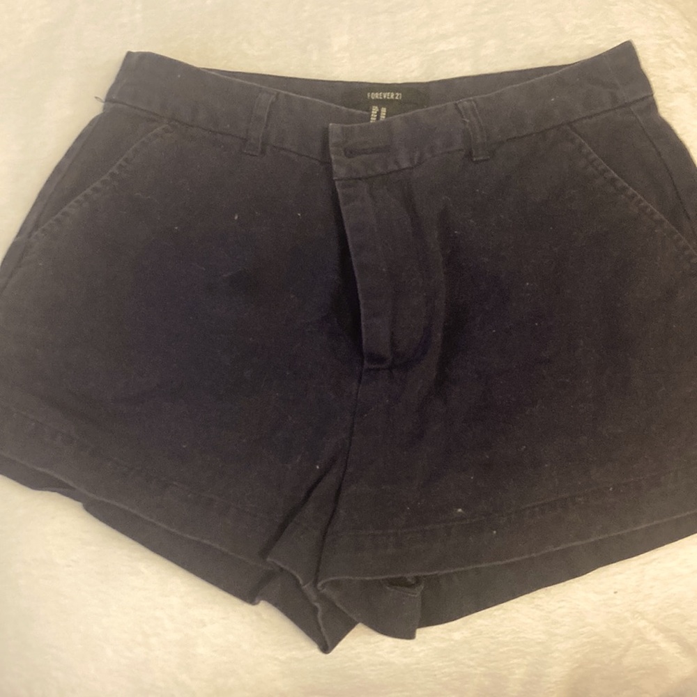 Cute slanted shorts!